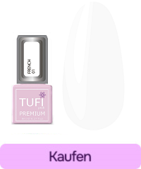 Gellack TUFI profi PREMIUM French №01 Weiß 8ml
